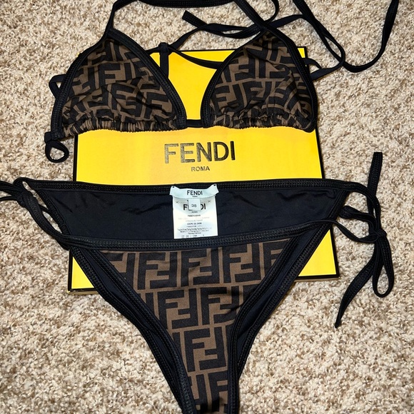 Fendi Other - Fendi Black Lycra® bikini